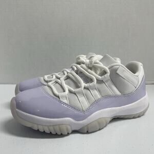 Air Jordan 11 Retro Low Pure Violet AH7860 101 Size 6 Women White Light Purple